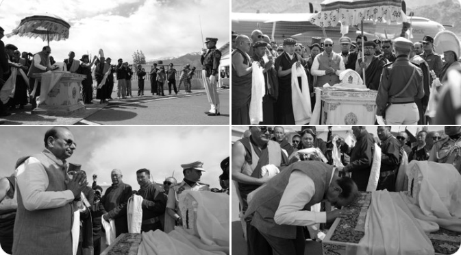 Piprahwa Buddha Relics Bid Farewell in Leh After 14-Day Exposition Drawing 1.18 Lakh Devotees
