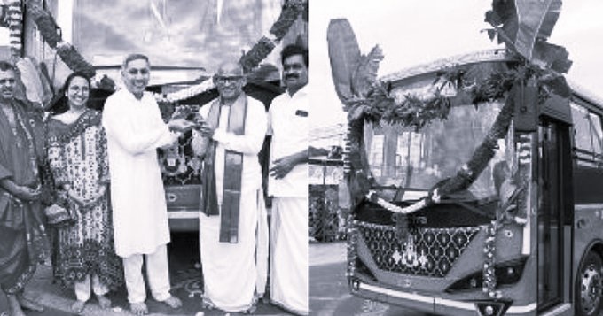 Chennai Devotee Gifts Electric Bus to TTD for Pilgrim Services