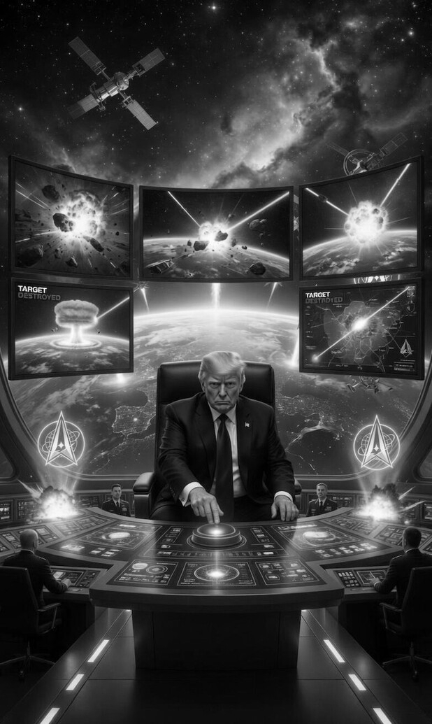 Trump Floods Truth Social With 25 AI Posts: Chained Alien, Nuclear Strikes and Iran Blanketed in the US Flag