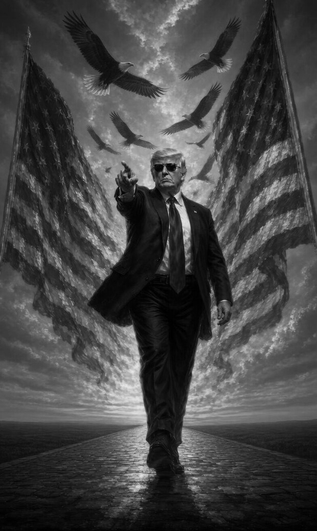 Trump Floods Truth Social With 25 AI Posts: Chained Alien, Nuclear Strikes and Iran Blanketed in the US Flag
