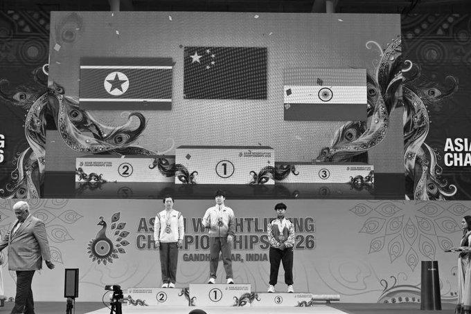 India End Asian Weightlifting Meet With 11 Medals, Women’s Team Claims Third Spot