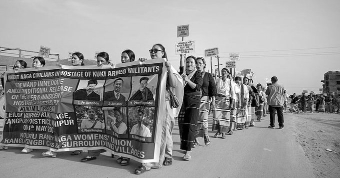 Protests Spread Across Manipur Hills as Six Naga Men Still Missing After Abduction Wave
