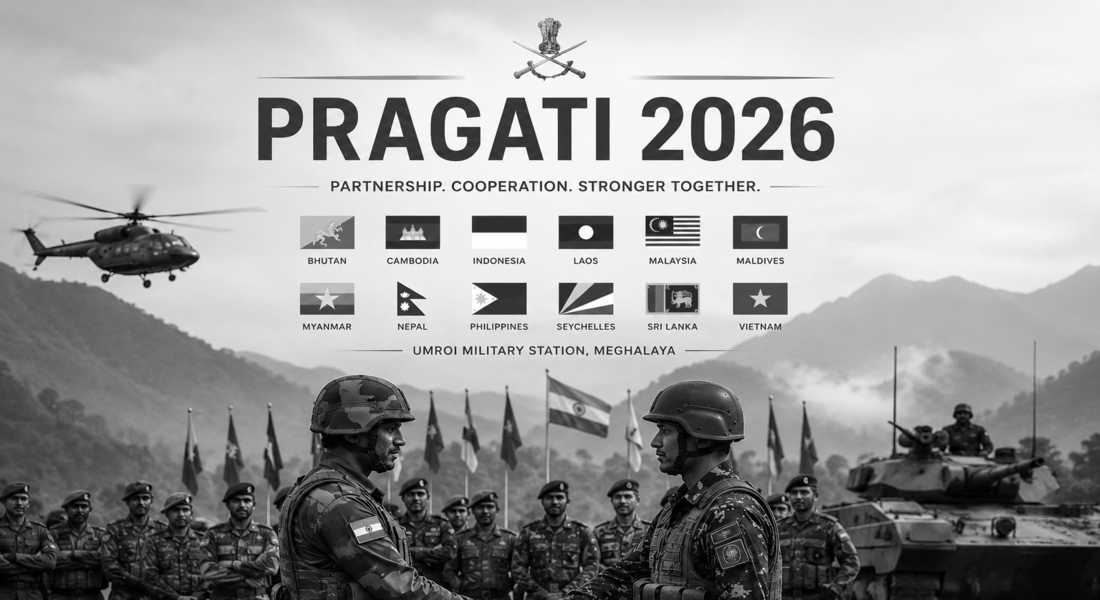 India Hosts 12-Nation Military Exercise PRAGATI Amid Rising Regional Security Challenges
