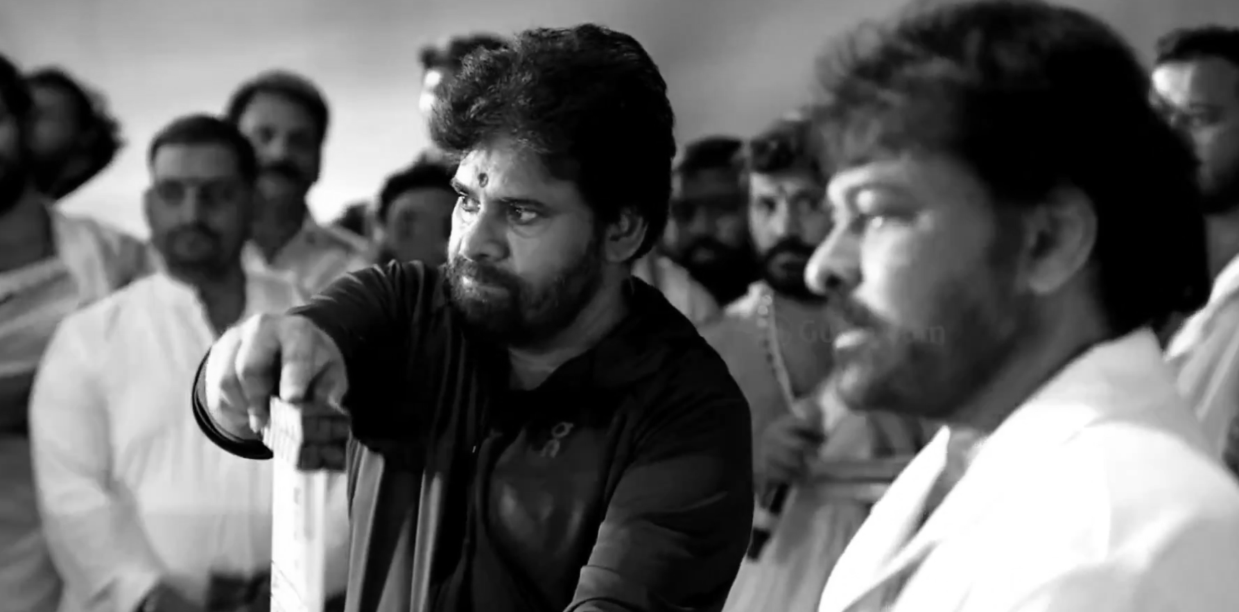 Chiranjeevi’s Mega158 Launched With Grand Pooja Ceremony as Pawan Kalyan Sounds Clapboard