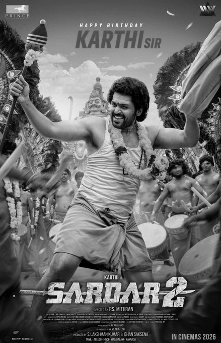 Birthday Blast for Karthi: ‘Sardar 2’ Poster Drops, ‘Karthi 30’ Announced