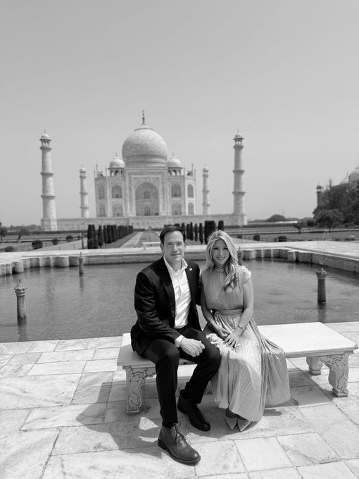 Rubio Goes Monument-Hopping: Taj Mahal, Amer Fort Feature on Day 3 of India Tour