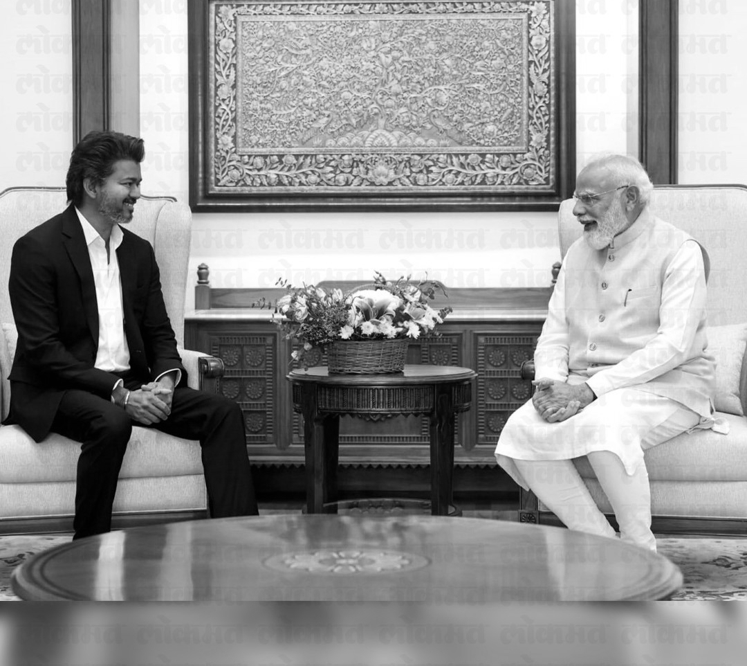 Tamil Nadu CM Vijay Meets PM Modi in Delhi on First Official Visit