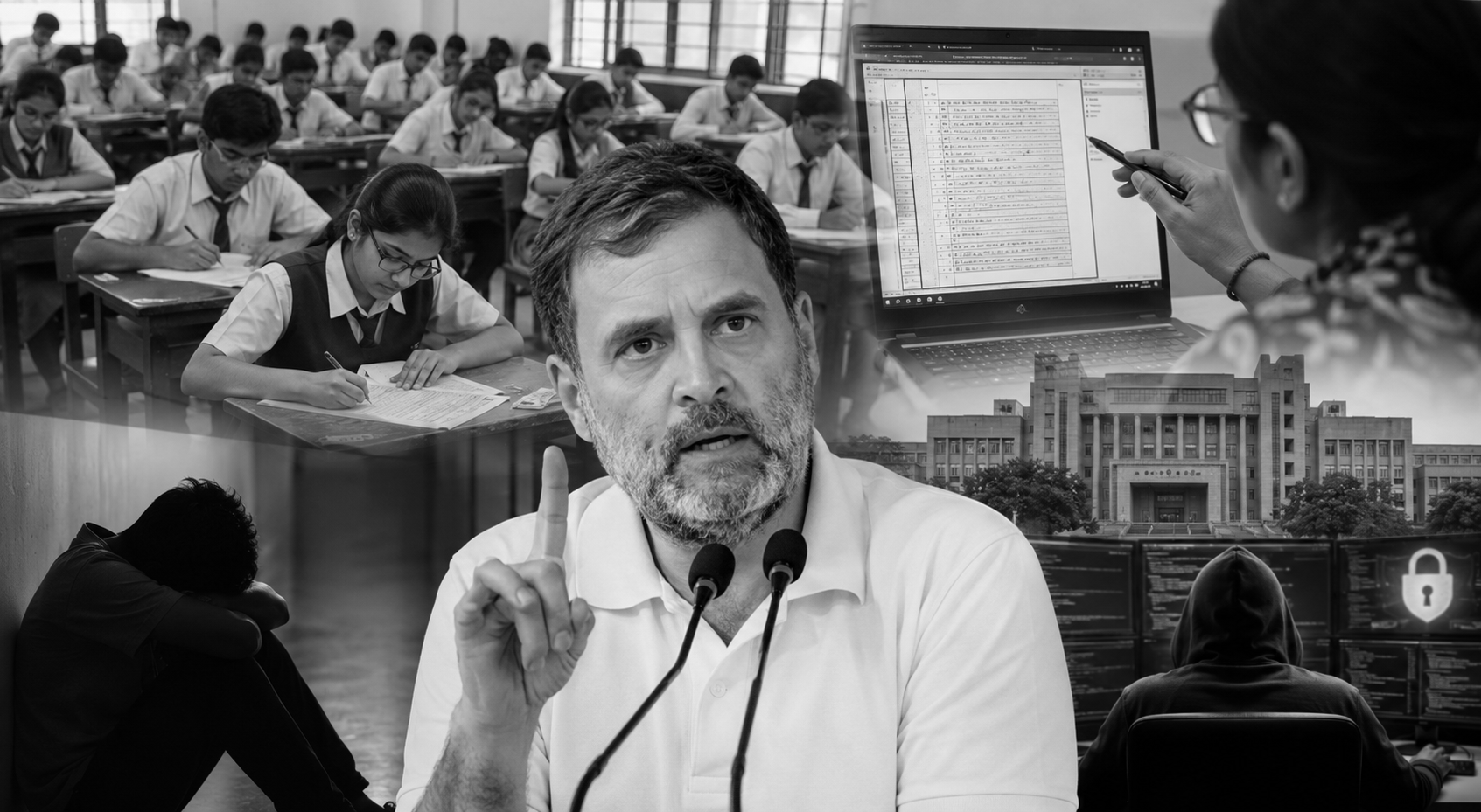 Rahul Gandhi Targets Centre Over CBSE Digital Evaluation Crisis, Demands SIT Investigation