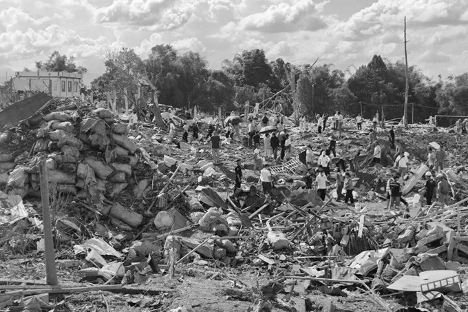 Massive Explosion Kills Dozens in Myanmar's Rebel-Controlled Border Village