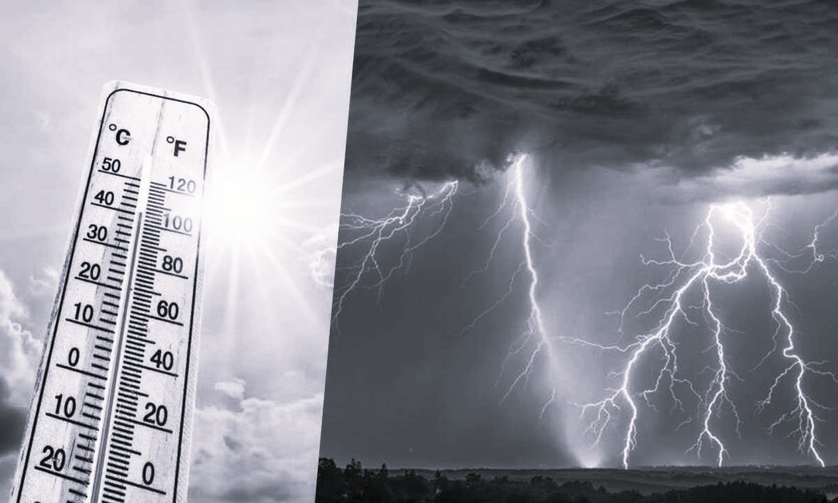 AP Weather Update: Temperatures Cross 44°C as Thunderstorms Lash Several Regions