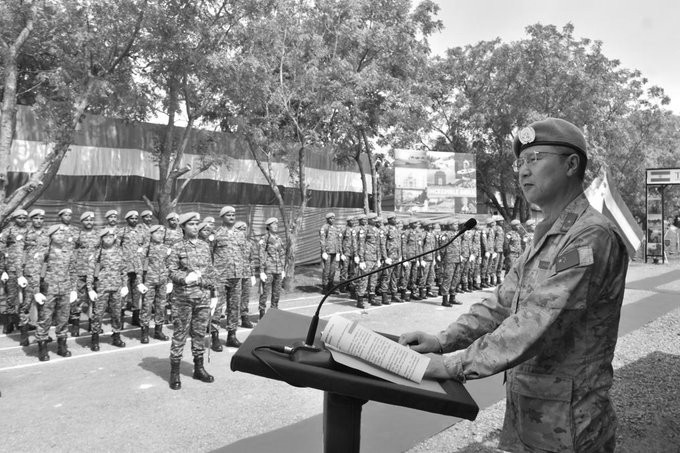 565 Indian Peacekeepers Honoured by UN in South Sudan for Service and Sacrifice