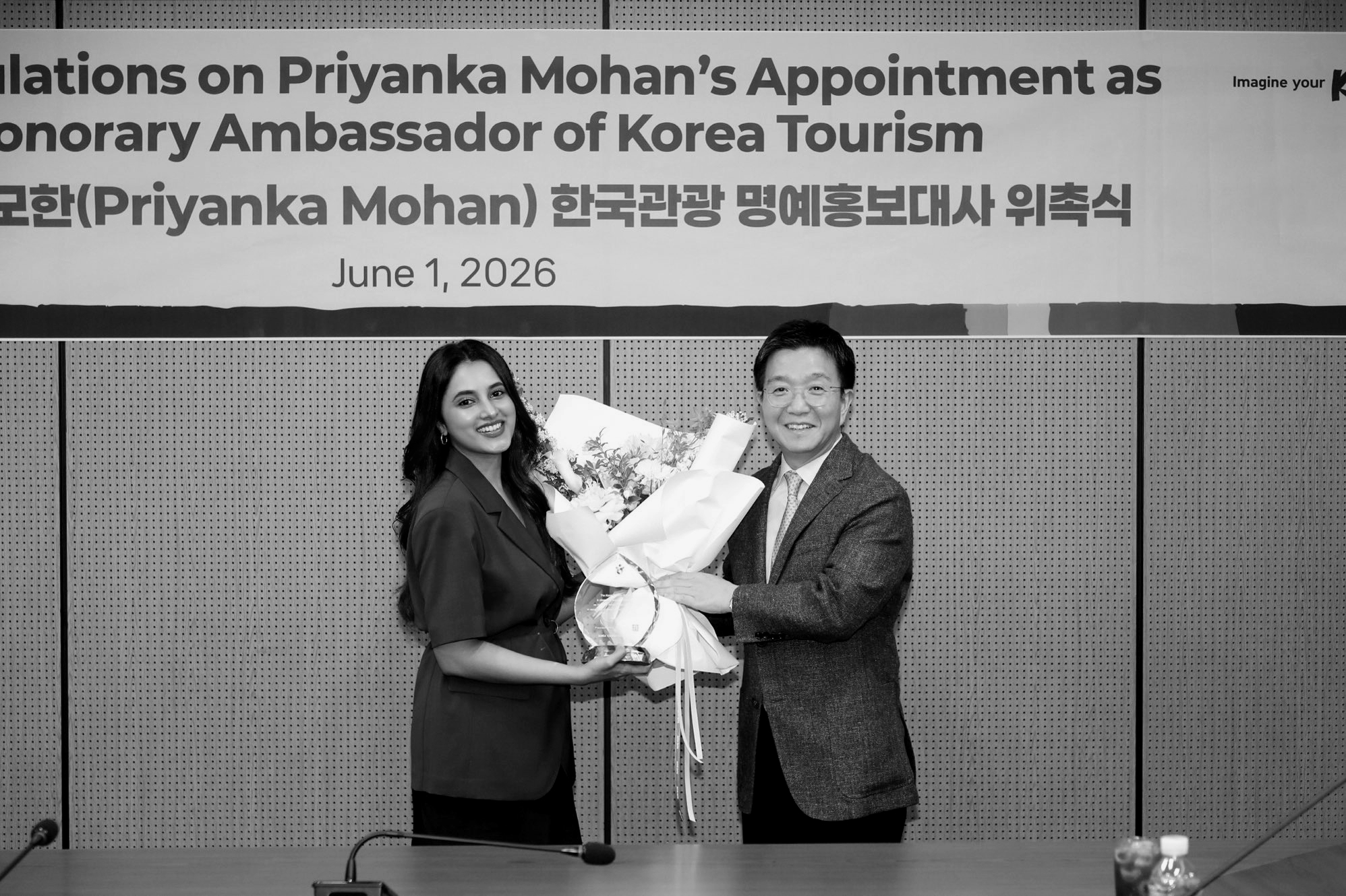 Priyanka Mohan Named Honorary Ambassador for Korea Tourism After Made in Korea Success