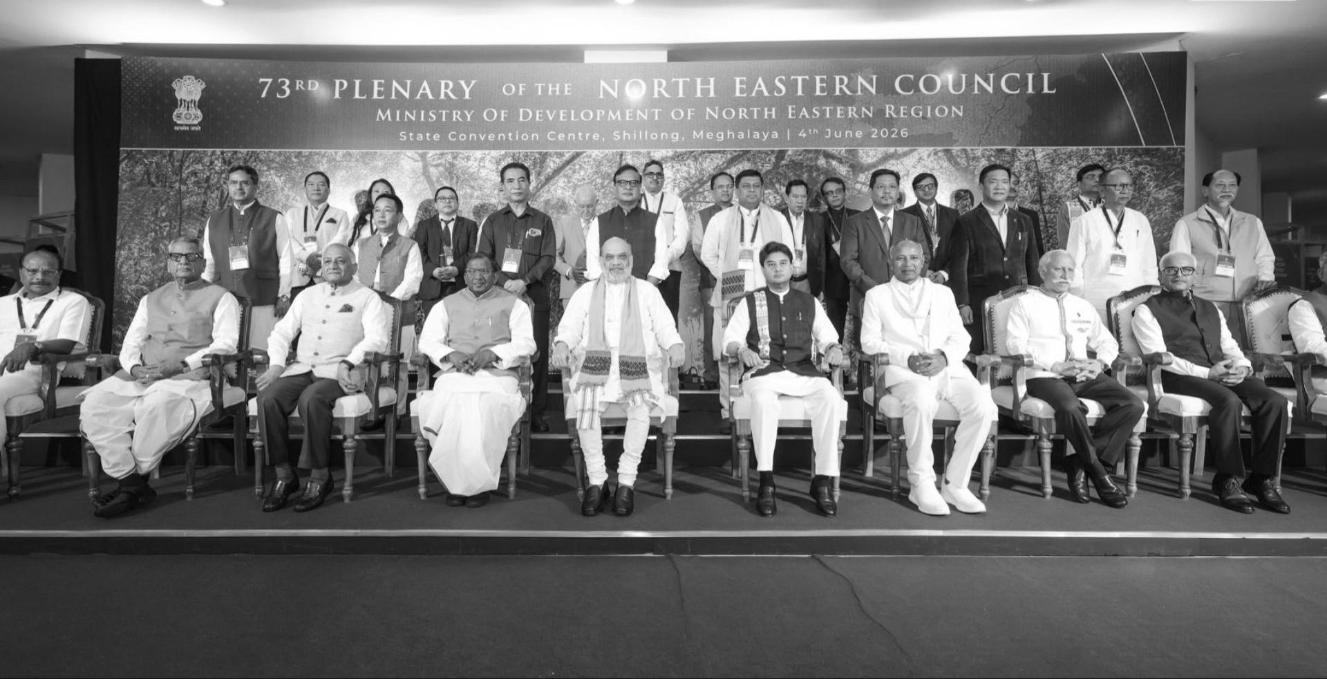 Amit Shah Attends 73rd NEC Plenary, Leaders Pledge Stronger Northeast