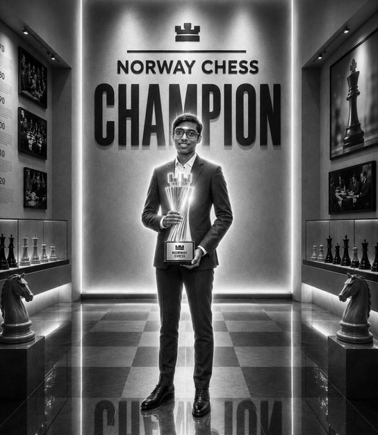 Praggnanandhaa Makes History as First Indian to Win Norway Chess Title