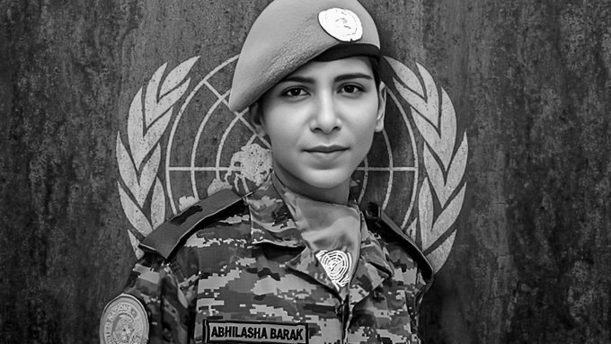 Indian Woman Peacekeeper Major Abhilasha Barak Honoured with UN Gender Advocate Award
