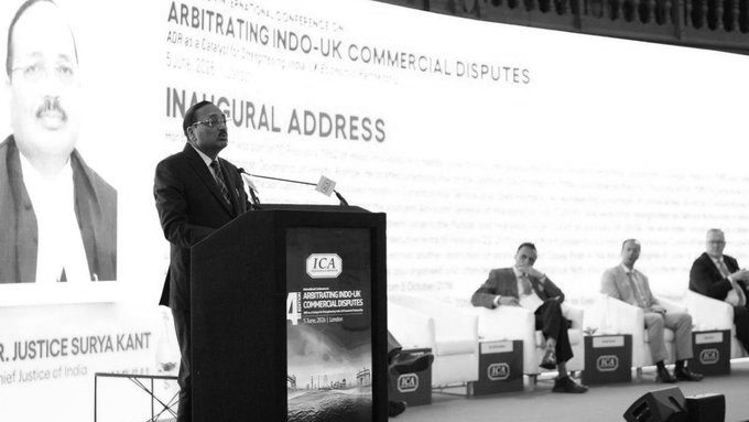 Question Citing CJP Criticism Triggers Tense Exchange at Justice Surya Kant's London Event