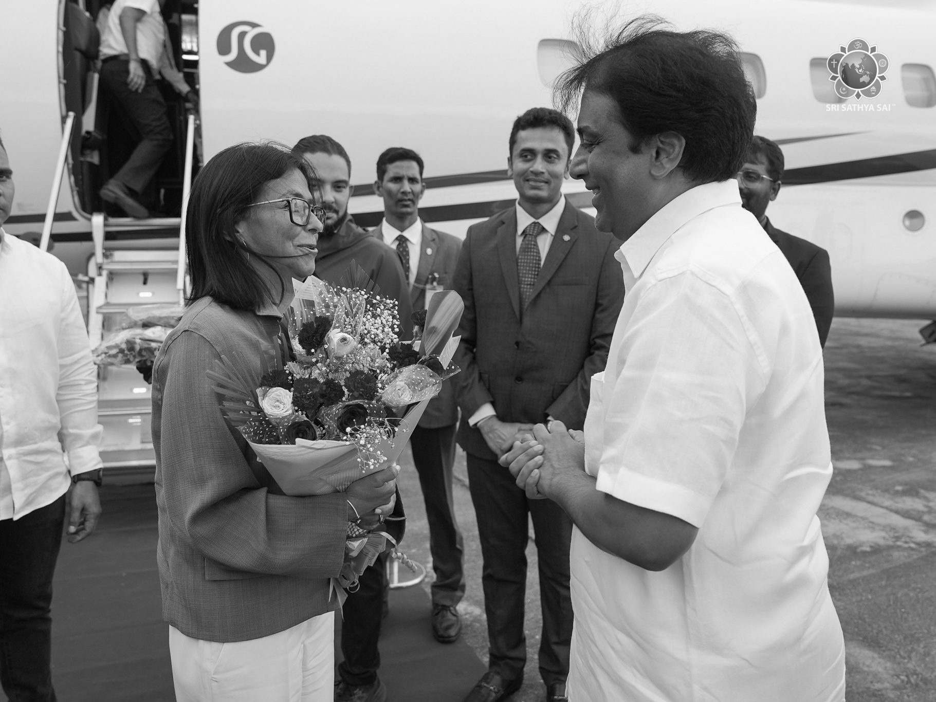 Venezuela’s Acting Prez Delcy Rodríguez Prays at Sri Sathya Sai Baba Mahasamadhi in Puttaparthi on Final Day of India Visit