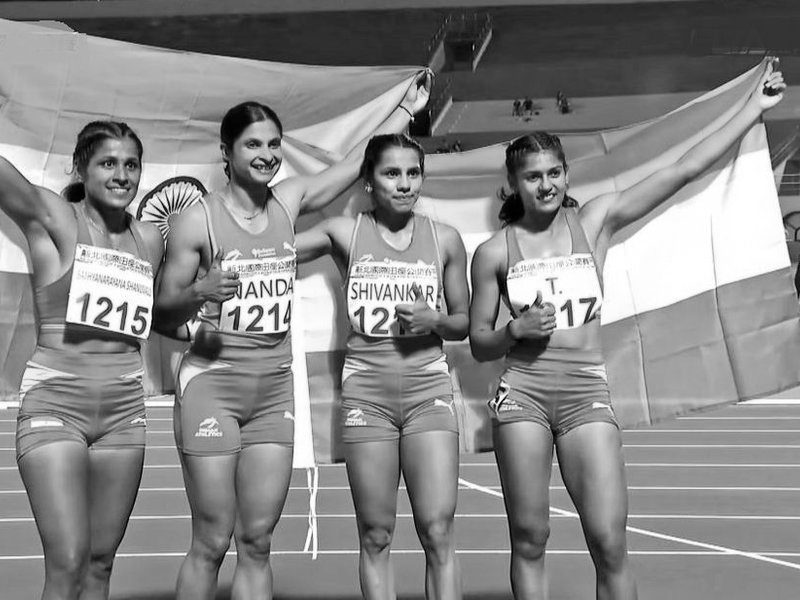 Shaili and Women's Relay Quartet Power India to Double Gold, Shirse Wins Silver