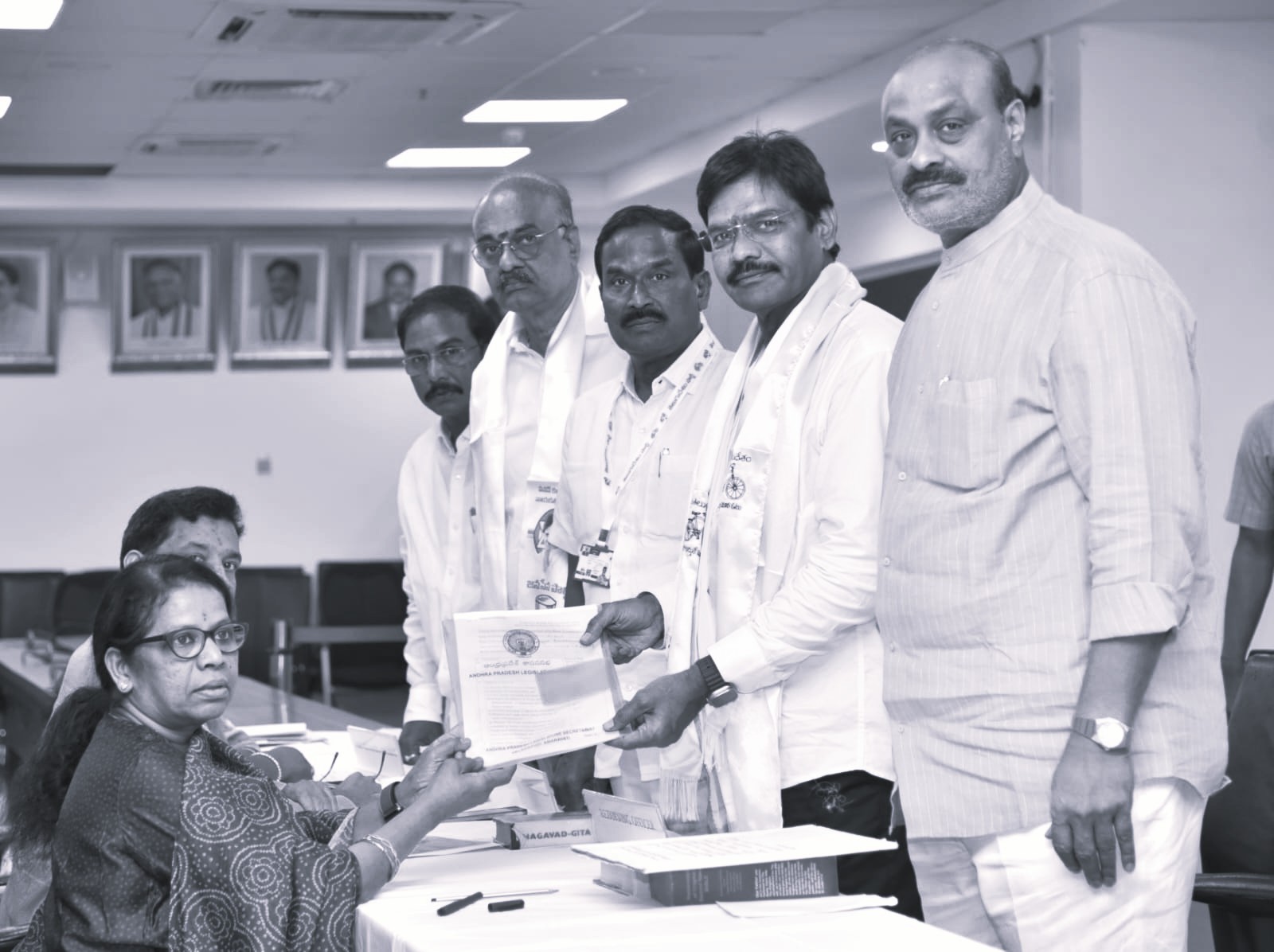 TDP Candidates File Nominations for Three Rajya Sabha Seats