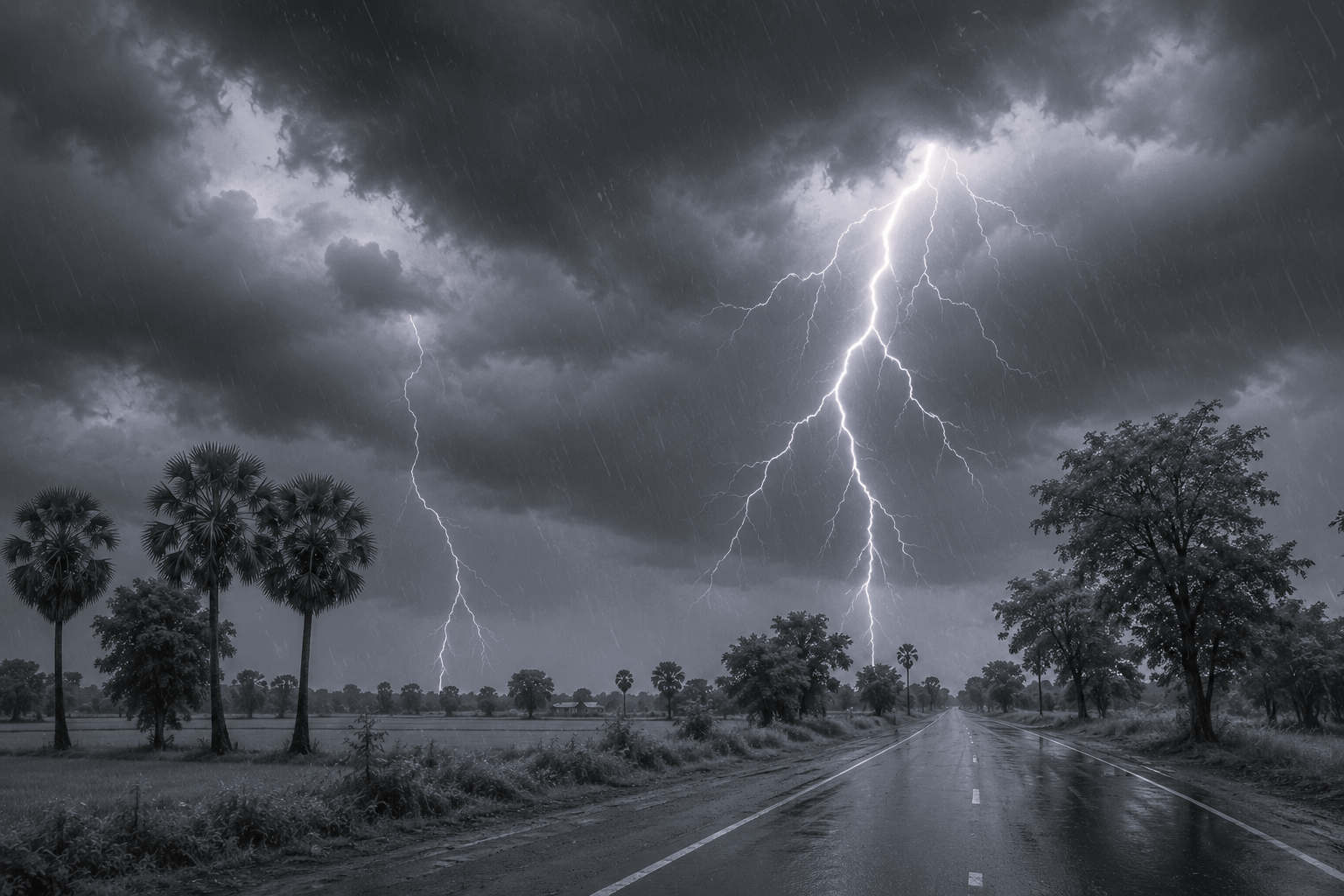Thunder, Lightning and Scorching Temperatures Forecast Across AP