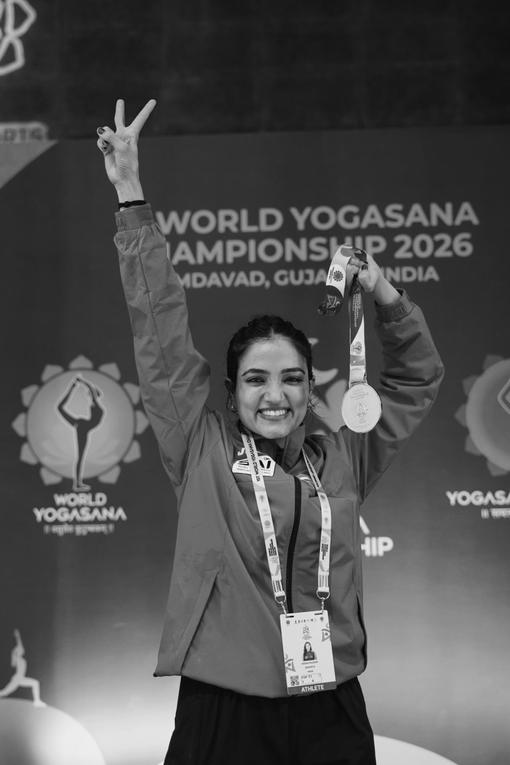 Heena Rajgor Shines as India Extend Lead with 40 Golds at World Yogasana Championships