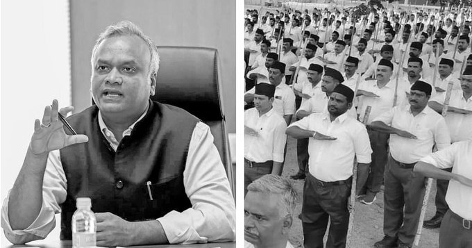 Priyank Kharge Asks BJP to Keep RSS Registration Papers Ready After Threat Allegations