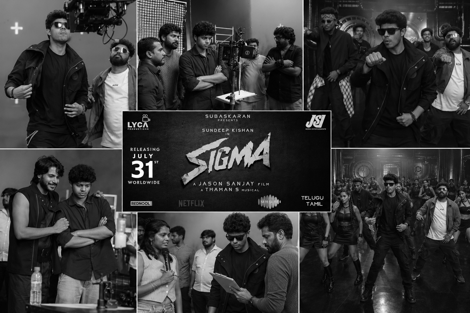 Lyca Productions Unveils Sigma Style Making Video, Spotlight on Jason Sanjay
