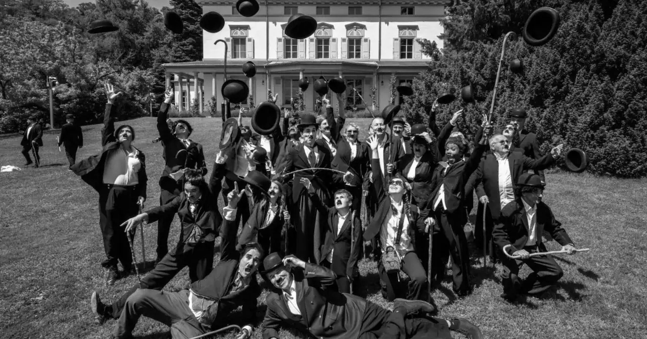 Hundreds of Charlie Chaplin Lookalikes Gather in Switzerland for Anniversary Record Attempt