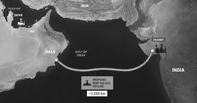From Oman to Gujarat: India Advances Rs 40,000 Cr Undersea Gas Pipeline Under Arabian Sea