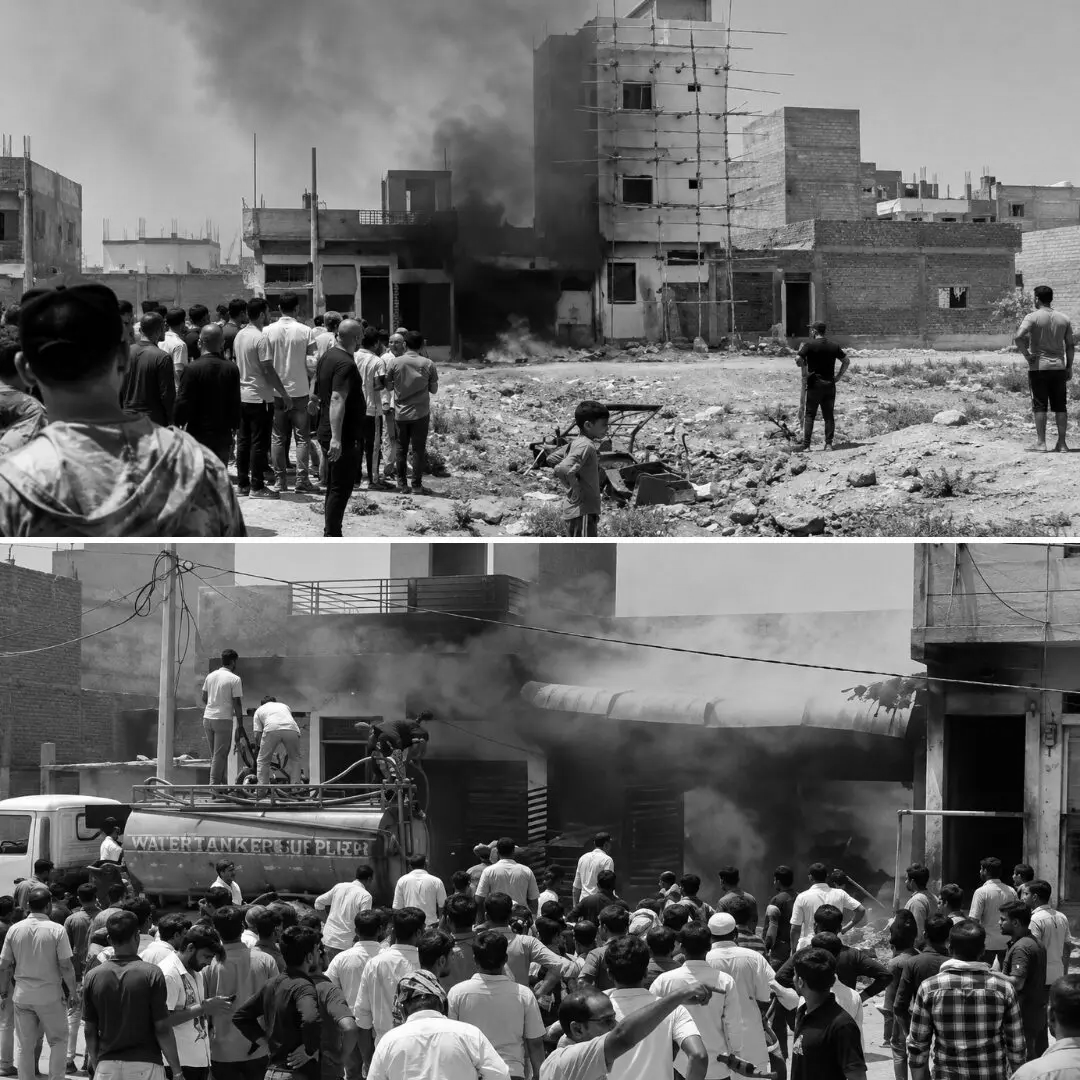 Deadly Jaipur Blast: Eight Lives Lost in Fire at Suspected Illegal Cracker Godown