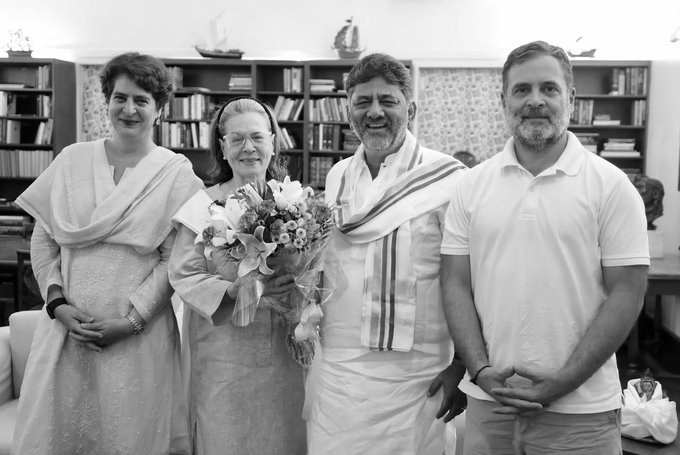 DK Shivakumar Holds High-Level Talks with Gandhi Family as Cabinet Reshuffle Looms