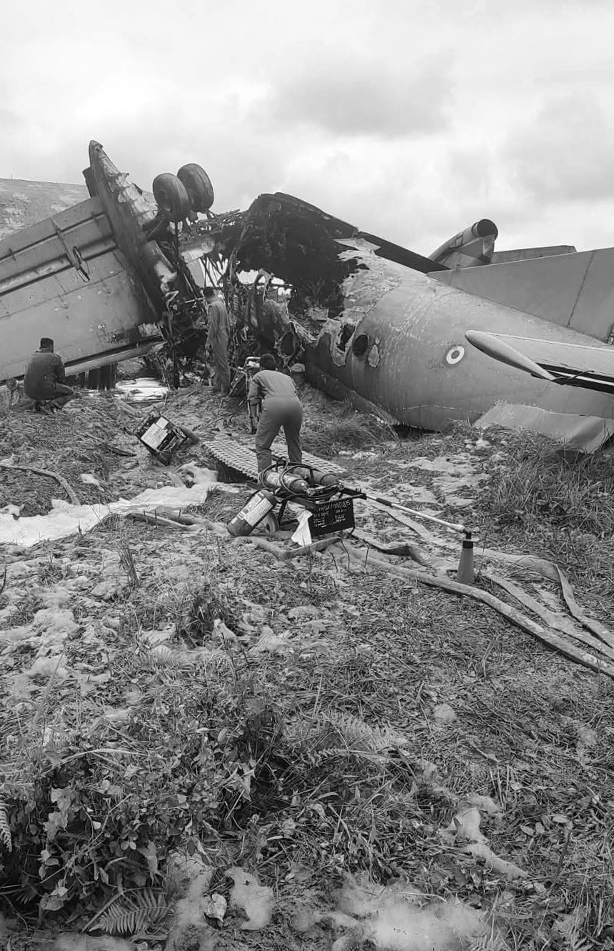 AN-32 Crashes While Landing at Jorhat: Five Air Warriors Killed, IAF Orders Court of Inquiry