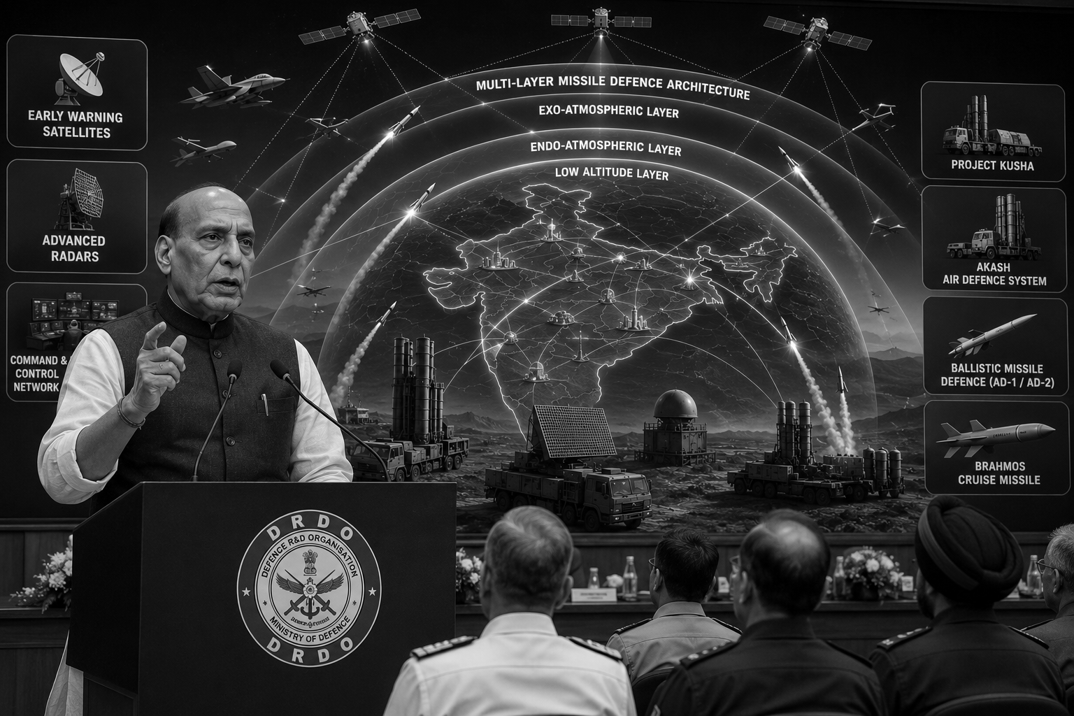 Mission Sudarshan Chakra to Power India’s Multi-Layer Missile Shield: Rajnath Singh