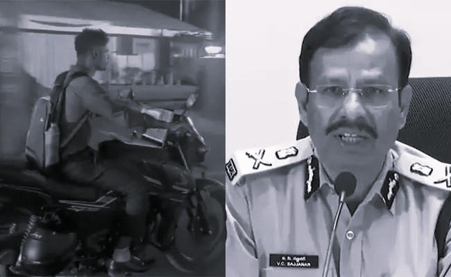 Work From Bike Trend Sparks Safety Concerns in Hyderabad