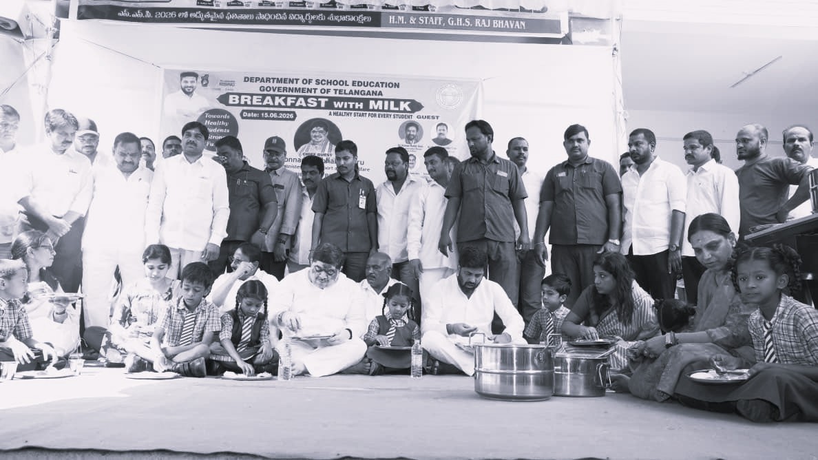 Telangana Launches Breakfast Scheme for 29 Lakh Government School Students