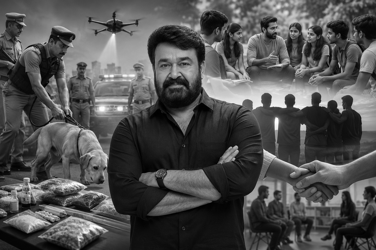 Mohanlal Joins Kerala's Operation Toofan as 'Toofan Warrior' in Anti-Drug Drive