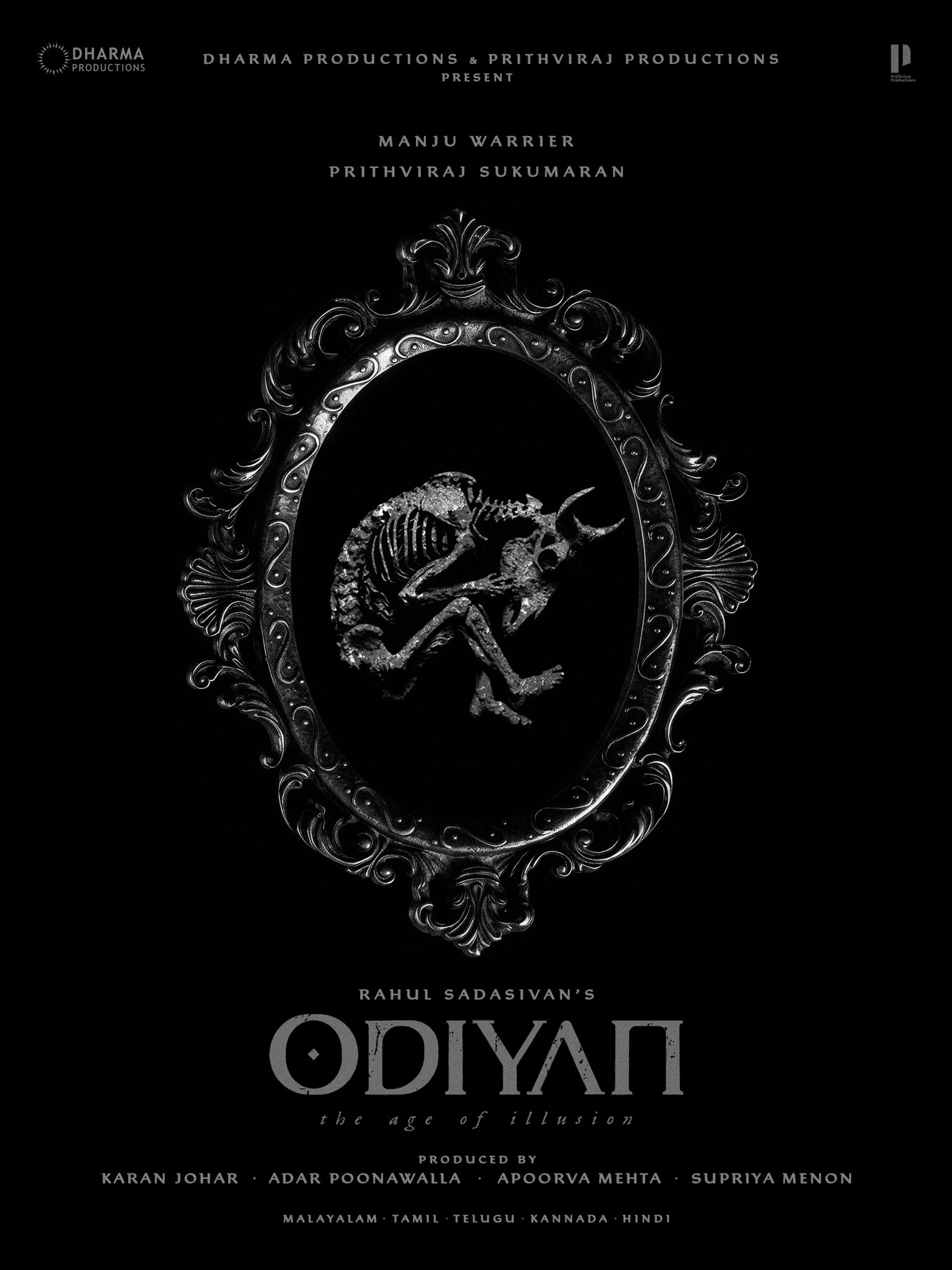 Rahul Sadasivan, Prithviraj and Manju Warrier Unite for Epic Folklore Thriller ‘Odiyan’