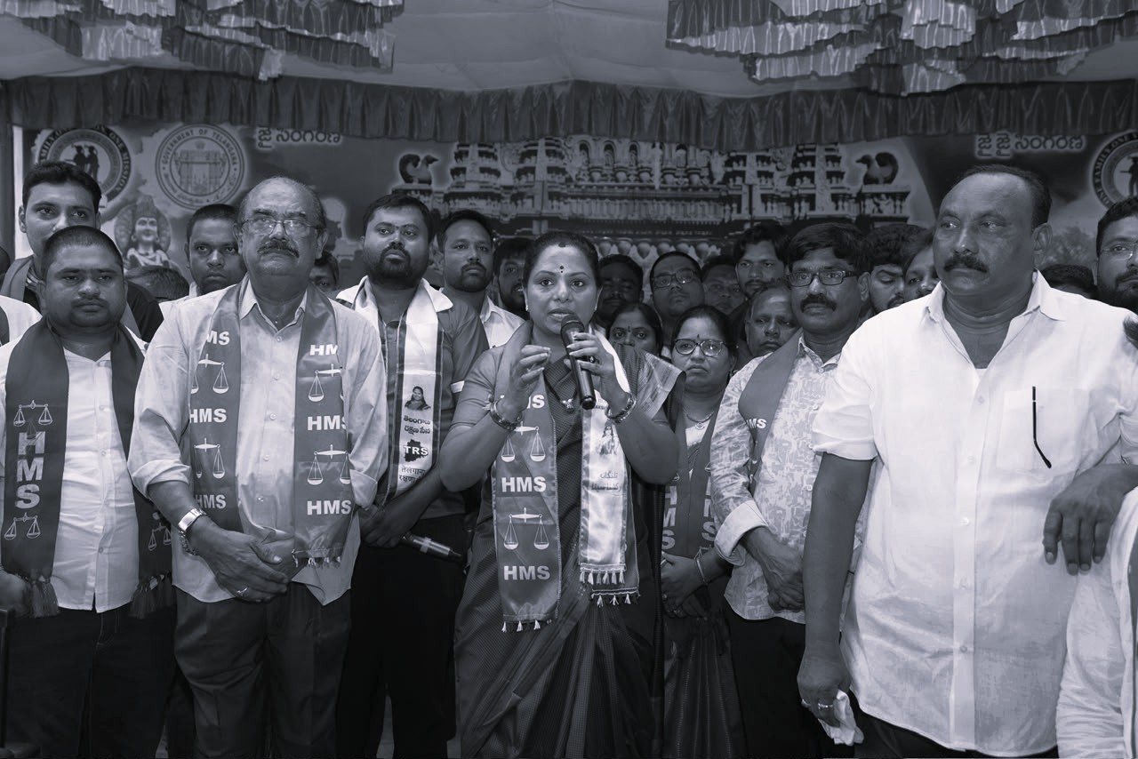 Kavitha Turns Spotlight on Singareni, Pitches Herself as Voice of Workers