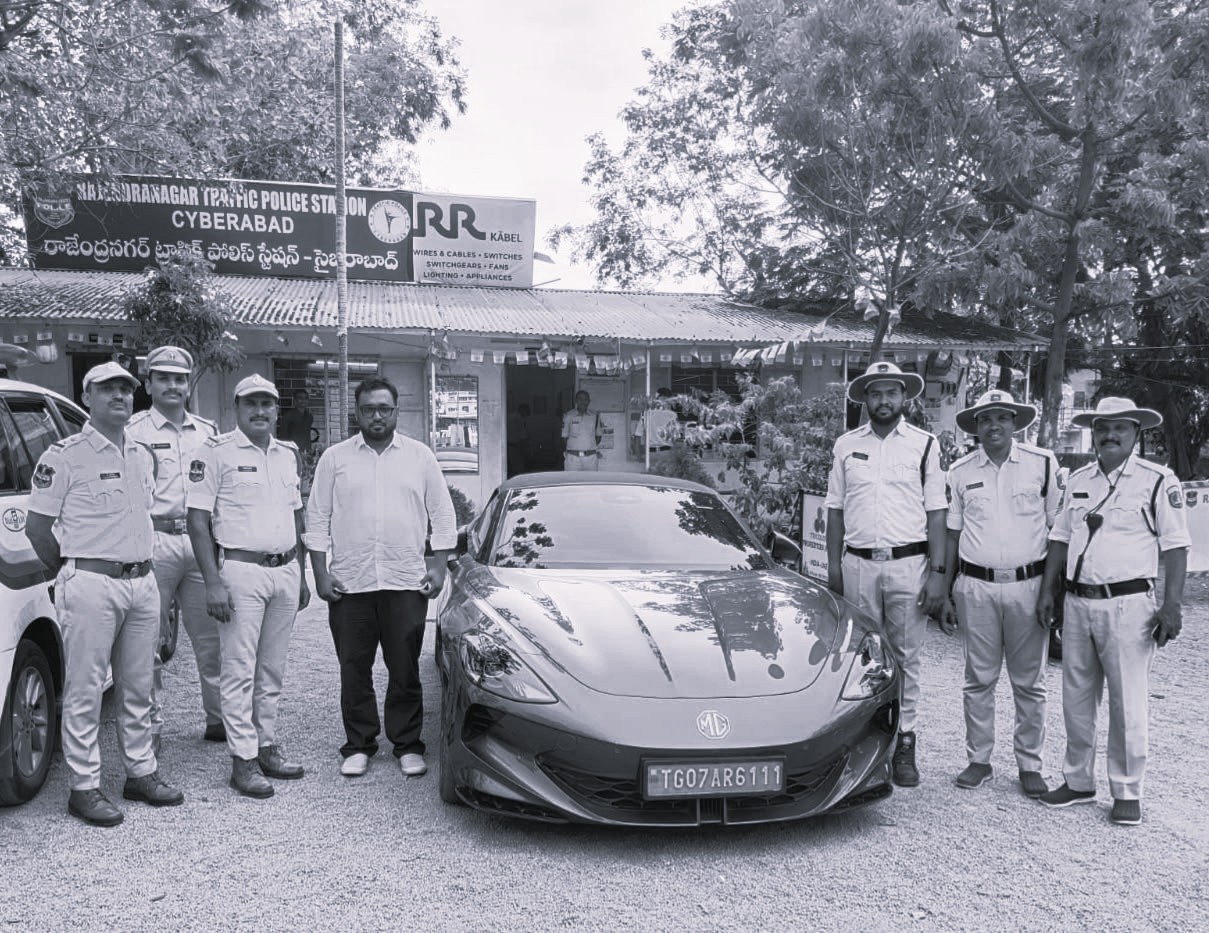 Father Arrested After 11-Year-Old Drives Luxury Sports Car On Hyderabad ORR