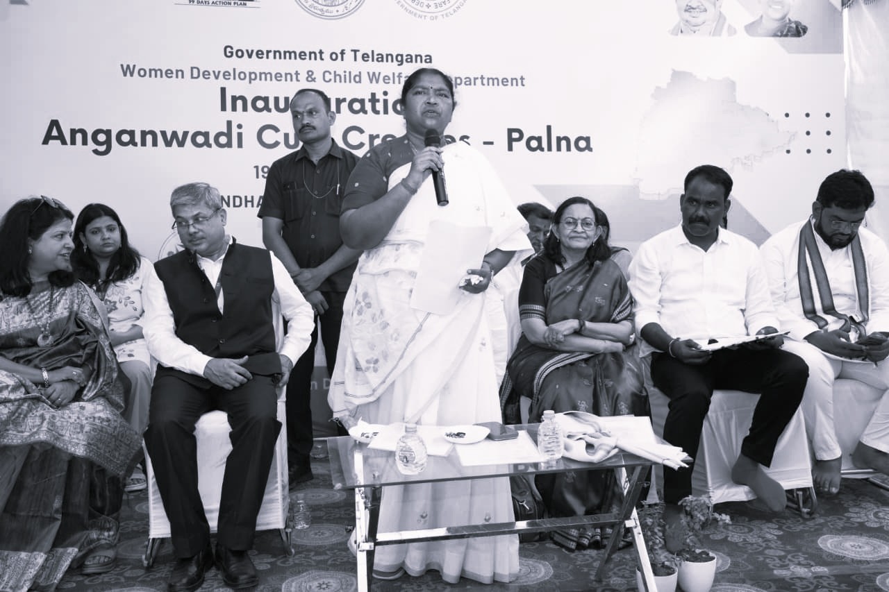 Children’s Health And Happiness Are True Markers Of Development: Minister Seethakka