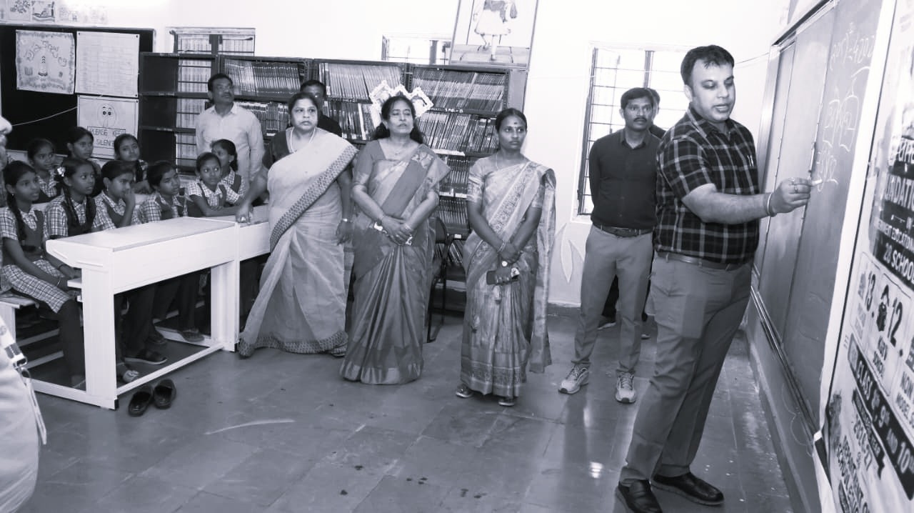 Collectors Turn Teachers, Inspire Students Across Telangana