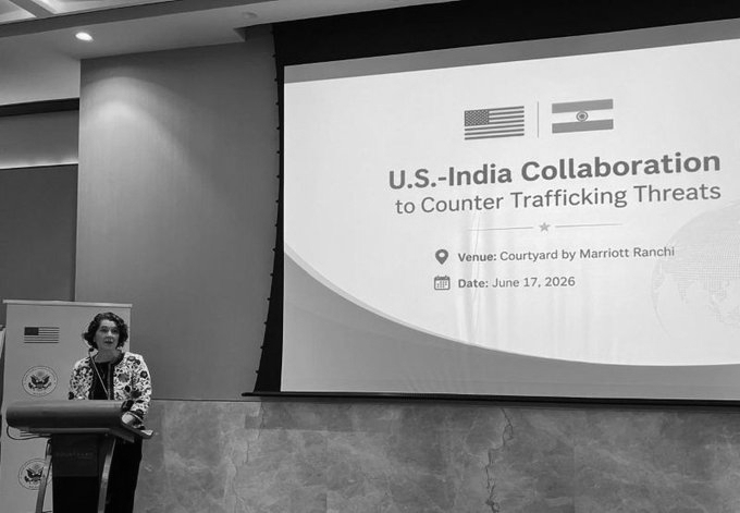 US Envoy in Ranchi Calls for Coordinated Crackdown on Trafficking Networks