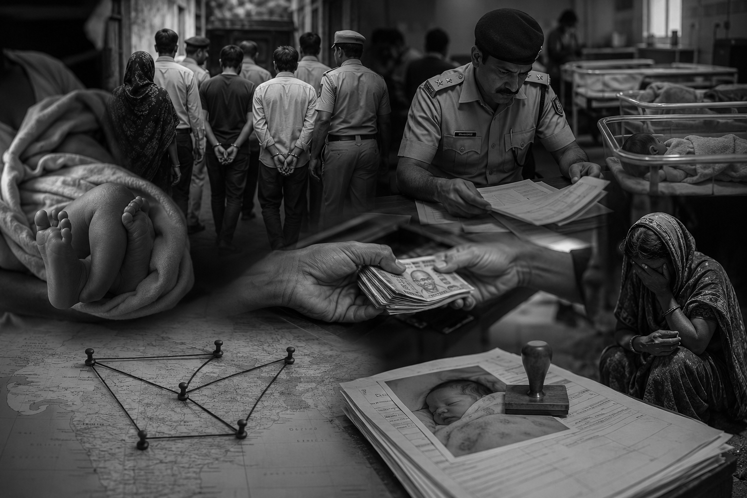 Delhi Police Probe Exposes Interstate Infant Trafficking Network, 30 Babies Sold