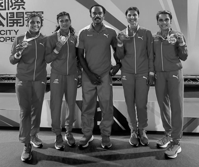 India Women Sprint to Gold Glory in 4x100m at Asian Relay Championships
