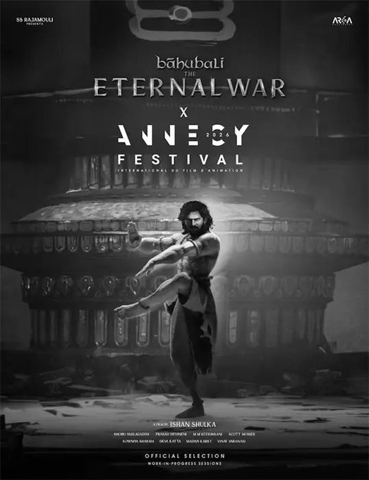 Fans Go Wild as Prabhas Reveals Baahubali: The Eternal War at Annecy 2026, Teases 2027 Release