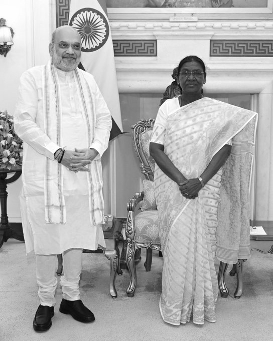 Cabinet Reshuffle Drums Beat Louder As Shah Follows Modi To Rashtrapati Bhavan