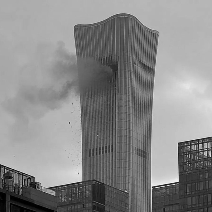 Small Training Plane Crashes into Beijing's Tallest Skyscraper, Pilot Killed