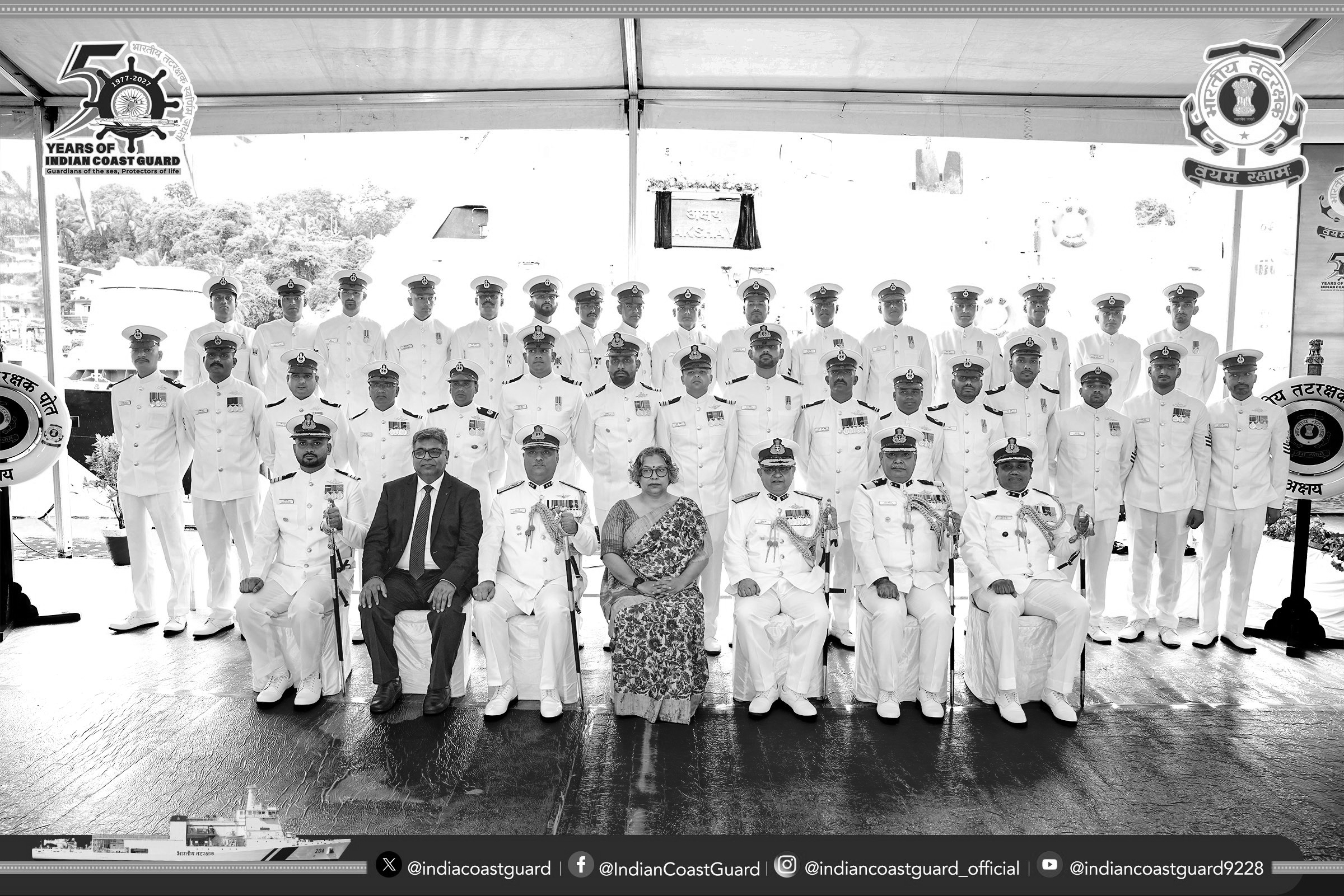 Indian Coast Guard Inducts Indigenous Fast Patrol Vessel Akshay