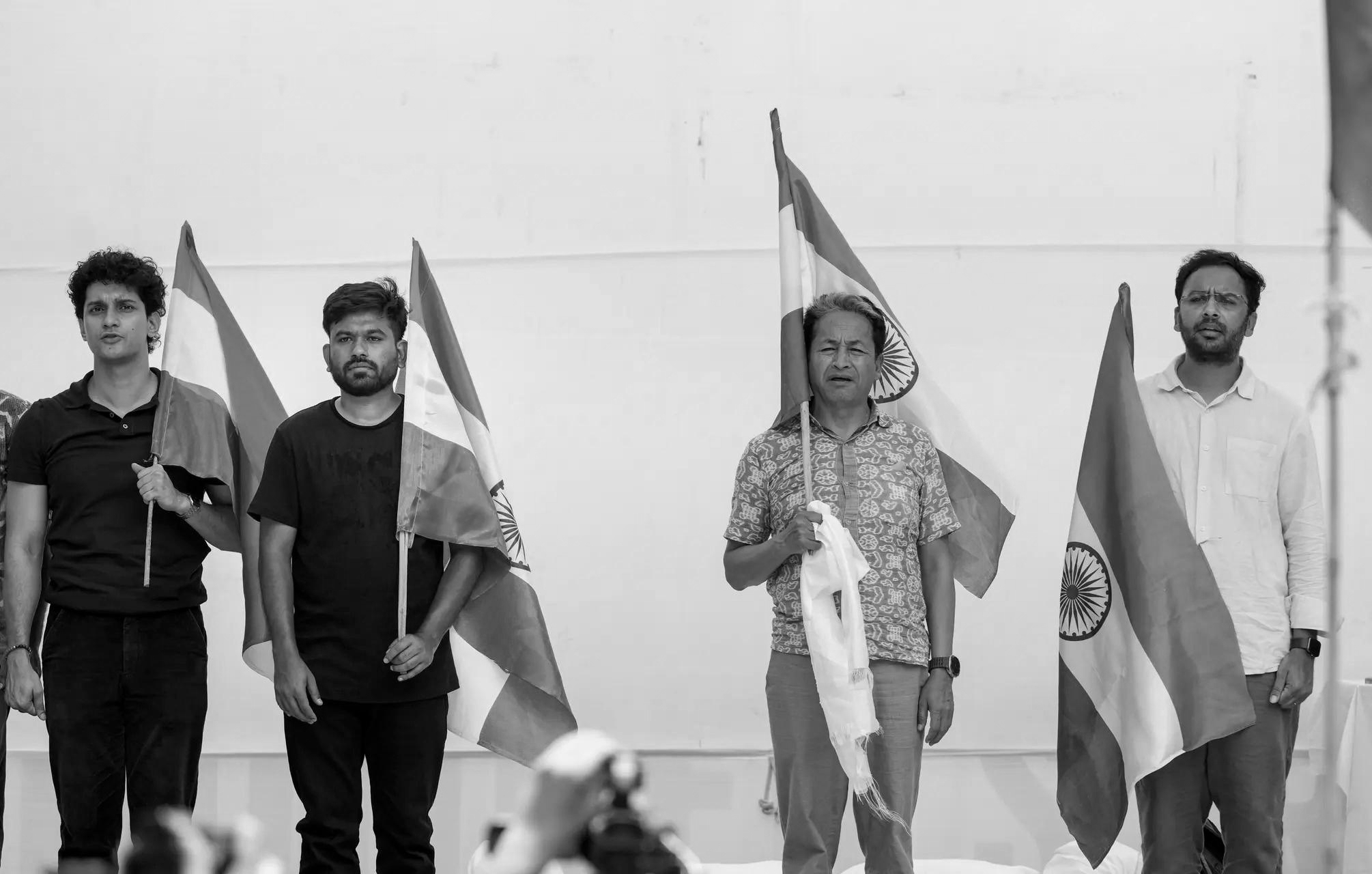 Sonam Wangchuk Begins Indefinite Hunger Strike at Jantar Mantar, Joins CJP's Push for Pradhan's Ouster