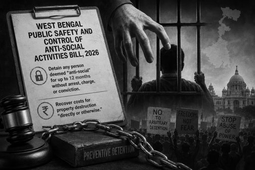 West Bengal's Draconian Public Safety Bill Allows One-Year Detention Without Trial